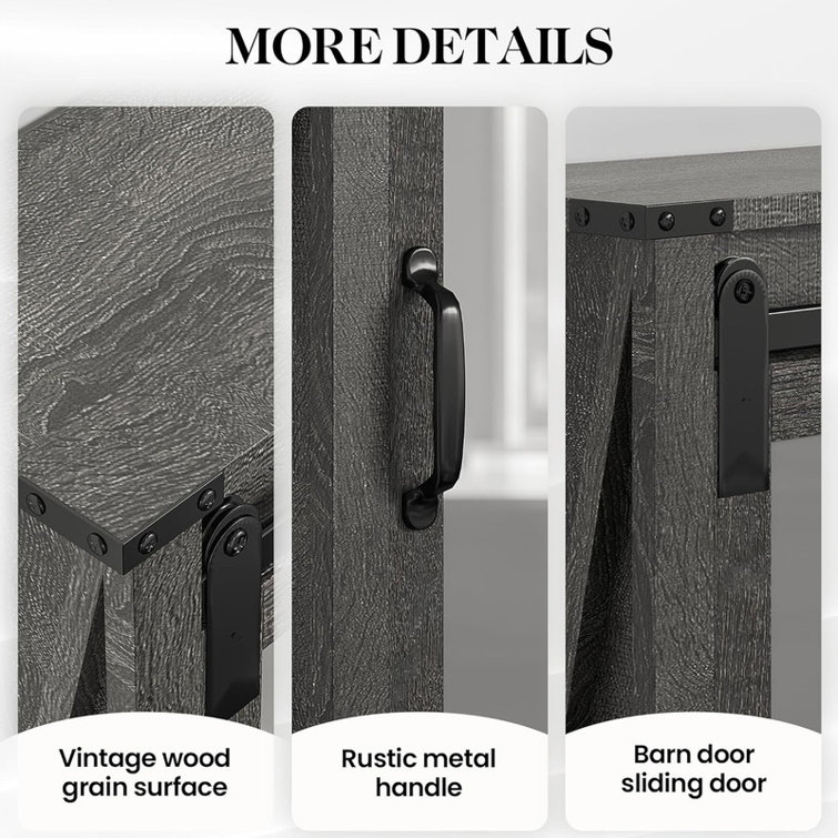 One Allium Way® Bathroom Wall Mount with Sliding Mirror Door